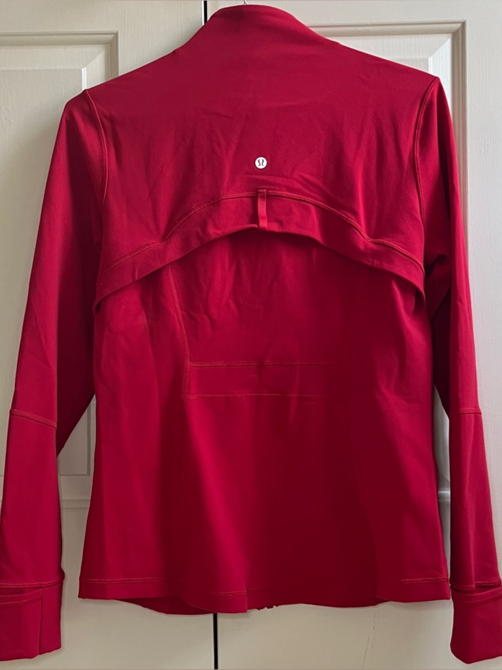 🍒LULULEMON sz 12 Classic DEFINE Jacket DARK RED Full-Length *LUON - Picture 3 of 5